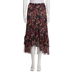 Misa Los Angeles Maxi Floral Tiered Skirt
